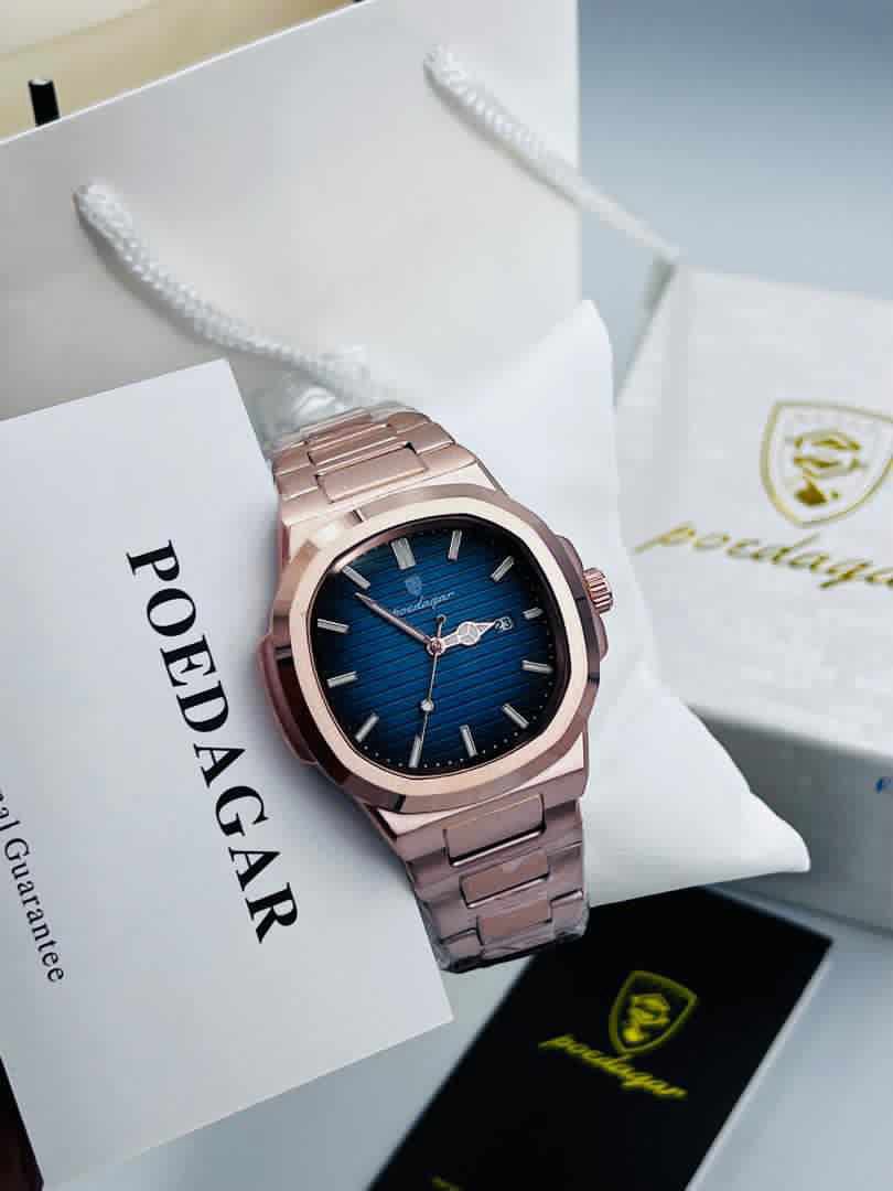 Rose Gold Blue Face